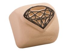 LaDot - Pierre pour tatouage éphémère - en céramique - taille S (2,2 x 2,2 cm) - diamant