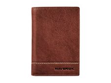 Maverick Rough Gear - Portefeuille - RFID, with removable cardholder - cuir de buffle pleine fleur à tannage végétal - brun