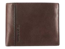 Maverick brown - Portefeuille - RFID, with 2 banknote pockets - cuir de vachette pleine fleur tanné végétal - brun