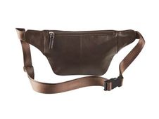 Maverick brown - Étui de ceinture - bum bag - cuir de vachette pleine fleur tanné végétal - brun