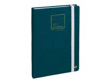 Quo Vadis Life Journal - Carnet de notes 15 x 21 cm - pointillés - bleu canard