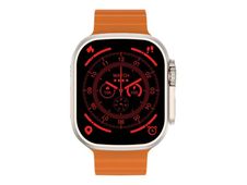 Ksix Urban Plus - 49 mm - reloj inteligente con correa - silicona - naranja - pantalla luminosa 2.05" - Bluetooth