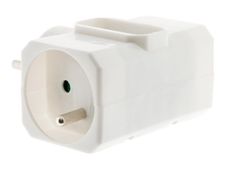 Zenitech - Triplite - 2x 16A + 1x 6A - Latérale - Blanc