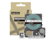 Epson LabelWorks LK-4TWJ - Blanco sobre transparente mate - rollo (1,2 cm x 8 m) 1 cinta(s) caja para colgar - cartucho de cinta - para LabelWorks LW-C410, LW-C610