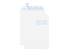 GPV Everyday - 25 Enveloppes C4 (229 x 324 mm) - fenêtre 50 mm - bande auto-adhésive - blanc