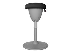 Tabouret CULBUTO - tissu - noir