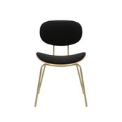 Chaise OLYMPE - 4 pieds - noir