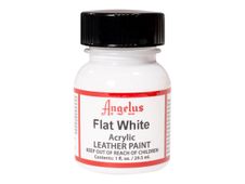 Angelus Leather - Peinture acrylique - blanc plat - 29.5 ml