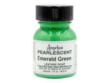 Angelus Pearlescent - Peinture acrylique pour cuir - 29,5 ml - vert émeraude