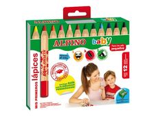 ALPINO Baby - Crayon de couleur (pack de 12)