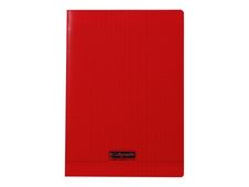 Calligraphe 8000 - Cahier polypro A4 (21x29,7 cm) - 48 pages - grands carreaux (Seyes) - rouge