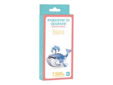 Graine Creative - Jeu d'adhésifs pour modèles 3D - baleine