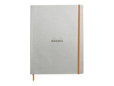 RHODIA Rhodiarama - Carnet souple A4+ - 160 pages - ligné - argent