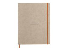 RHODIA Rhodiarama - Carnet souple A4+ - 160 pages - ligné - beige