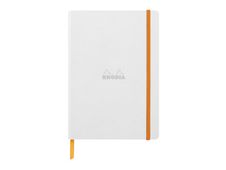 RHODIA Rhodiarama - Carnet souple A5 - 160 pages - ligné - blanc