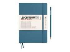 Leuchtturm1917 - Carnet de notes rigide A5 - ligné - bleu acier
