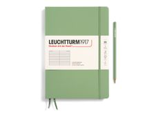 Leuchtturm1917 - Carnet de notes rigide - composition B5 - ligné - vert sauge
