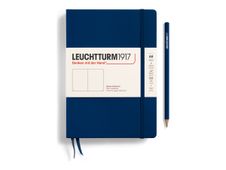Leuchtturm1917 - Carnet de notes rigide A5 - uni - bleu marine