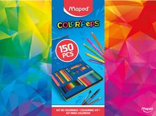 Maped Color'Peps - Kit de coloriage 150 pièces - boîte carton décorée