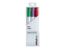 Cricut Joy - 3 Stylos feutres - pointe fine 0,4 mm - rouge, vert, violet