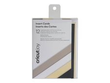 Cricut Joy Neutrals Sampler - 12 cartes et enveloppes neutres - 10,7 x 13,9 cm