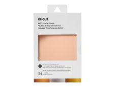 Cricut Metallic Sampler - 24 feuilles de transfert de film - 10.1 x 15.2 cm - couleurs métalliques assorties