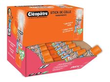 Cléopâtre Cléostick - 96 Bâtons de colle - 8 g - transparent