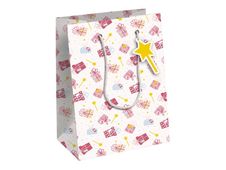 Clairefontaine Excellia - Sac cadeau Magie - 21,5 x 10,2 x 25,3 cm - rose