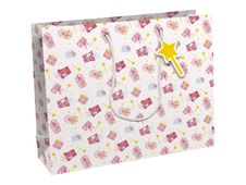 Clairefontaine Excellia - Sac cadeau - 37,3 x 11,8 x 27,5 cm - magie - rose