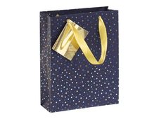 Clairefontaine Premium - Sac cadeau - 17 x 6 x 22 cm - bleu nuit