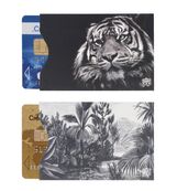 Color Pop - Lot de 2 étuis anti-piratage pour carte bancaire - disponible dans différents modèles