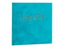 Exacompta Skandi - Livre d'or - 21 x 19 cm - 140 pages - turquoise