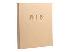 Exacompta OfficeByMe - Album photo classeur - 60 pages noires - beige