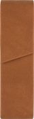 Nomade - étui parure stylo - cognac
