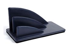 Quo Vadis Satiny - Trieur éventail 2 compartiments - 23,5 x 10 cm - bleu marine