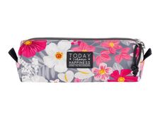 Legami My Pencil Case - Trousse en polyester recyclé - fleurs et bonheur