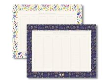 Blue Art Mr&Mrs Clynk Bloom - Calendrier pour les anniversaires - jaune et 80's - 32 x 42 cm