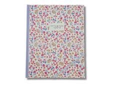 Blue Art Grenadine Heart - Carnet de notes uni - 19 x 25 cm - 160 pages - jardin fleuri