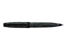 Enzo Varini Taormina Carena - Mini stylo à bille acier noir motif gris