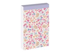 Blue Art Grenadine Heart - To-do-list - 10 x 18 cm - 35 feuilles - jardin fleuri