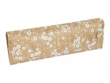 Oberthur Barbade - Etui double pour parure de stylo - moutarde