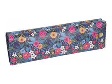 Oberthur Barbade - Etui double pour parure de stylo - bleu marine
