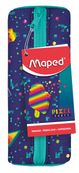 Maped Pixel Party - Trousse 1 compartiment - bleu
