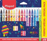 Maped Pixel Party - 18 Feutres en pochette carton