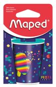 Maped Pixel Party - Taille-crayons canette - 2 trous (blister 100% carton) - disponible dans différentes couleurs