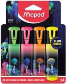 Maped Deepsea Paradise - 4 Surligneurs en blister