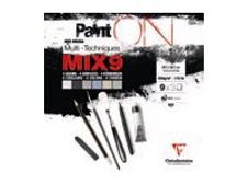 Clairefontaine Paint On Mix Media - Bloc de dessin encollé - A4 - 27 feuilles - 250 gr