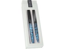 Online Eleganza Funky - Parure de stylo plume et stylo à bille - bleu