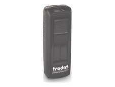 Trodat Pocket Printy 9511 - Tampon auto-encreur - noir - texte à personnaliser - 14 x 38 mm
