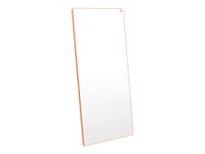Nobo Move & Meet - Tableau blanc double-face mobile - 180 x 90 cm - magnétique - bordure orange